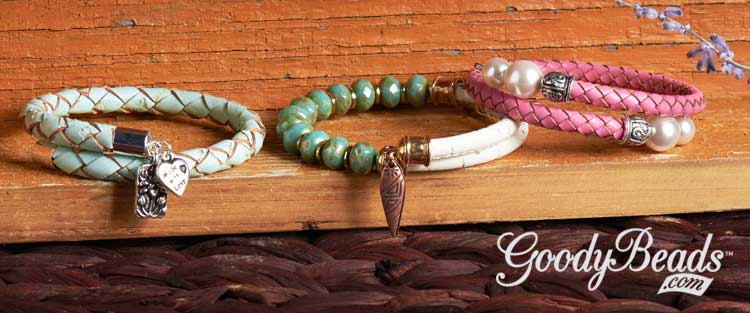 Memory wire bracelet tutorial with beads and wrapped wire