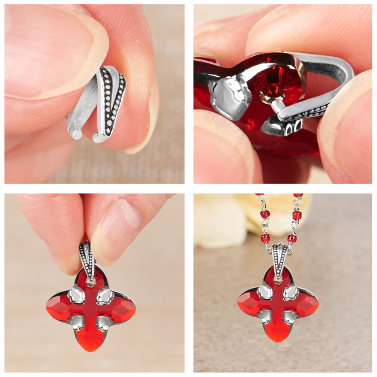 Jewelry How to Use Pinch Bails