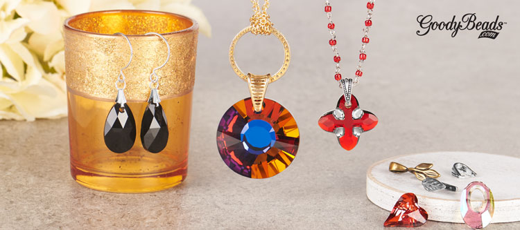 How to Use Pinch Bails with Swarovski® Pendants 