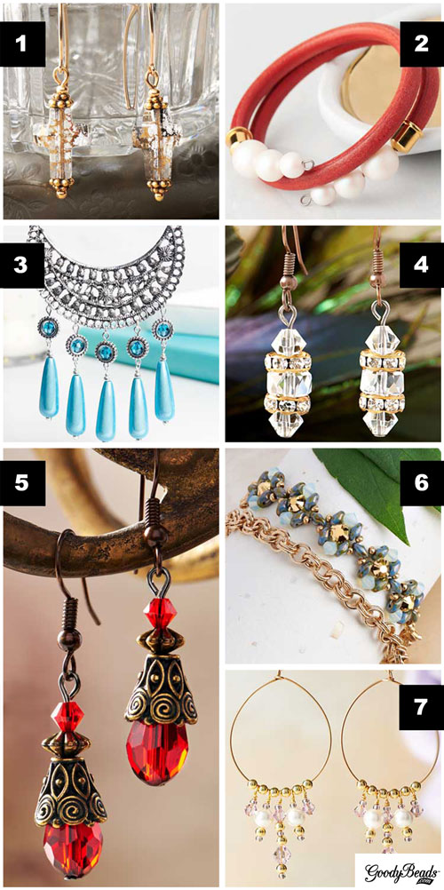 GoodyBeads | Blog: Examples of jewelry using Swarovski crystals and/or pearls!