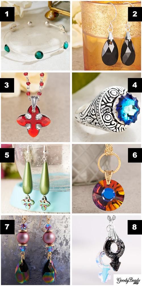 GoodyBeads | Blog: Swarovski Pendants and Stones - Jewelry inspiration