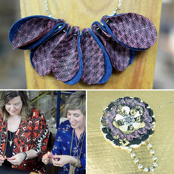 GoodyBeads | Blog: Sizzix UpCycle Ties to Make Fiber Jewelry