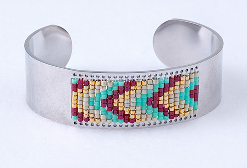 GoodyBeads | Blog Beadable Wide Cuffs Beadable Findings Miyuki Delica Beads