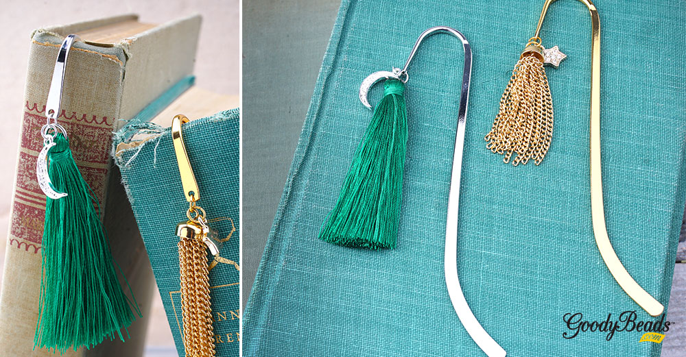 DIY Bookmarks with Tassels 