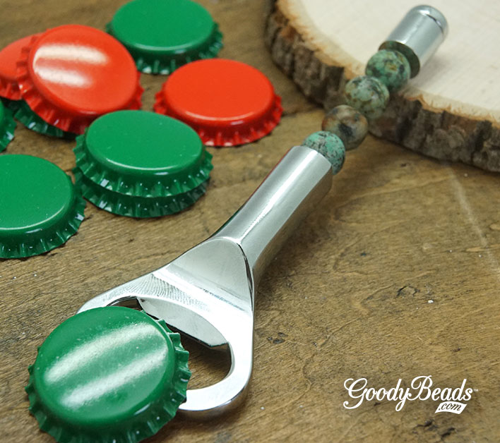 GoodyBeads.com Blog | John's DIY Bottle Opener with Large-Hole Gemstones FREE Tutorial