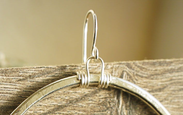 GoodyBeads.com Blog | DIY Wire Wrapped Hoop Earrings with Microfacet Gemstones FREE Tutorial