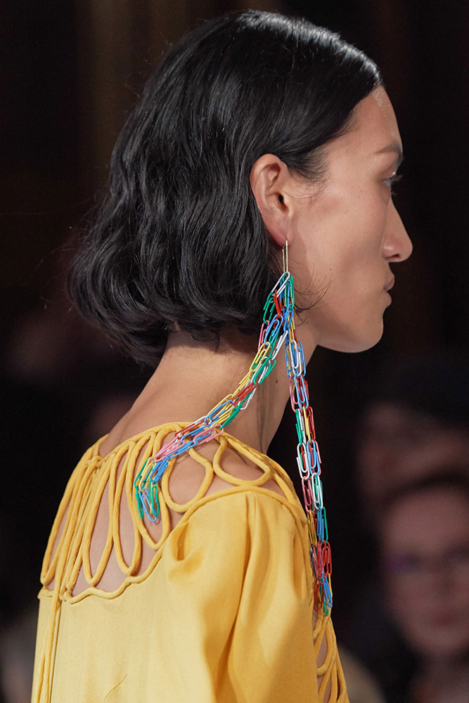 gold flat paperclip link necklace | elizaperryjewellery